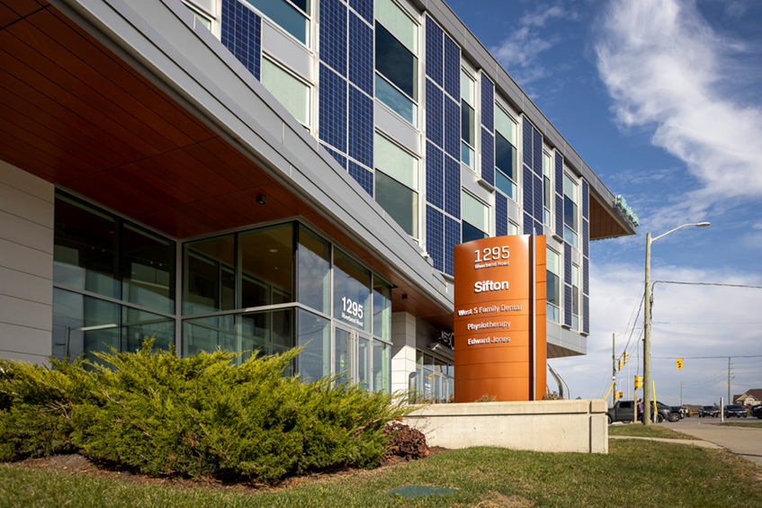 An office building located in the West 5 neighbourhood in London, Ontario