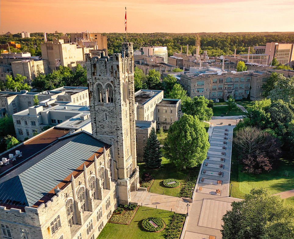 western university campus buildings