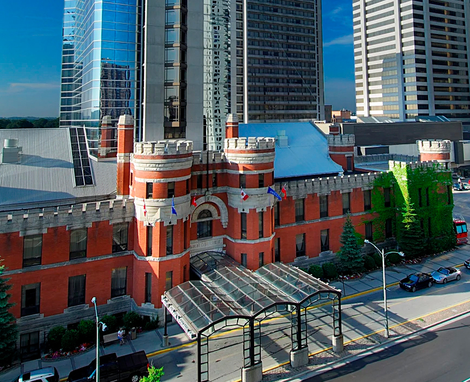 aerial view of delta hotels by marriott london armouries