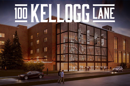 illustration of 100 kellogg lane building