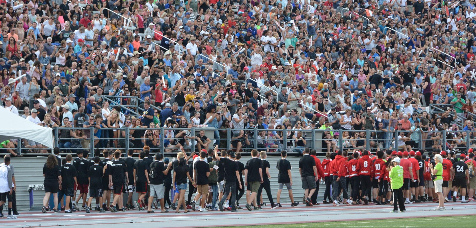 Crowd at Opening ceremonies of the 2018 Ontario Summer Games